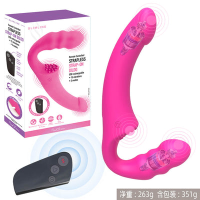 MK8806 Vibrating Strapless Strap On With Remote Controler