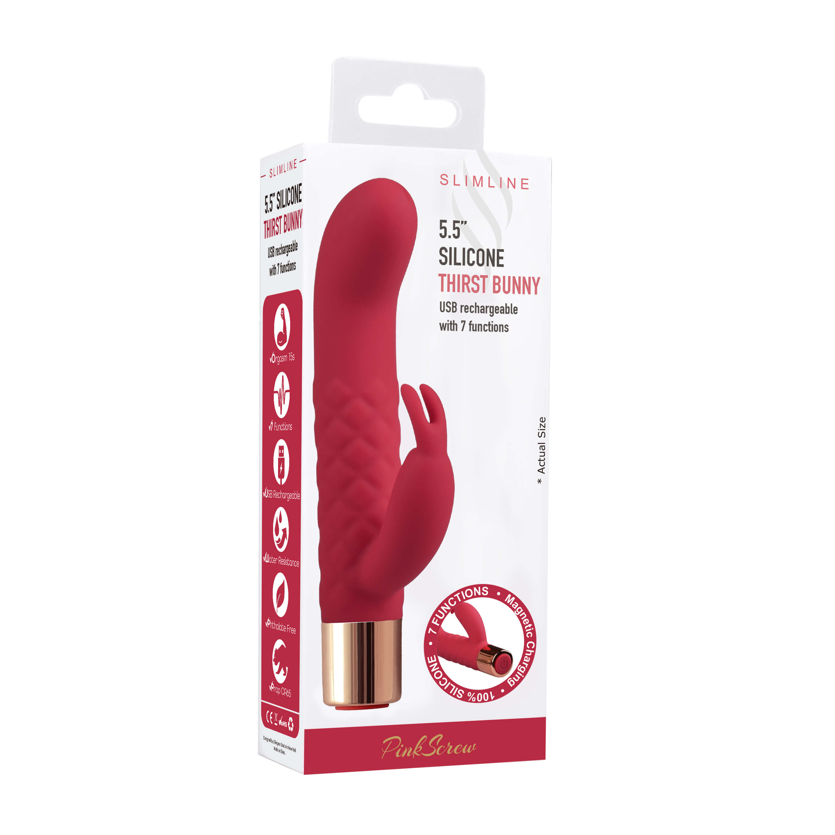 6''  SILICONE THIRST BUNNY