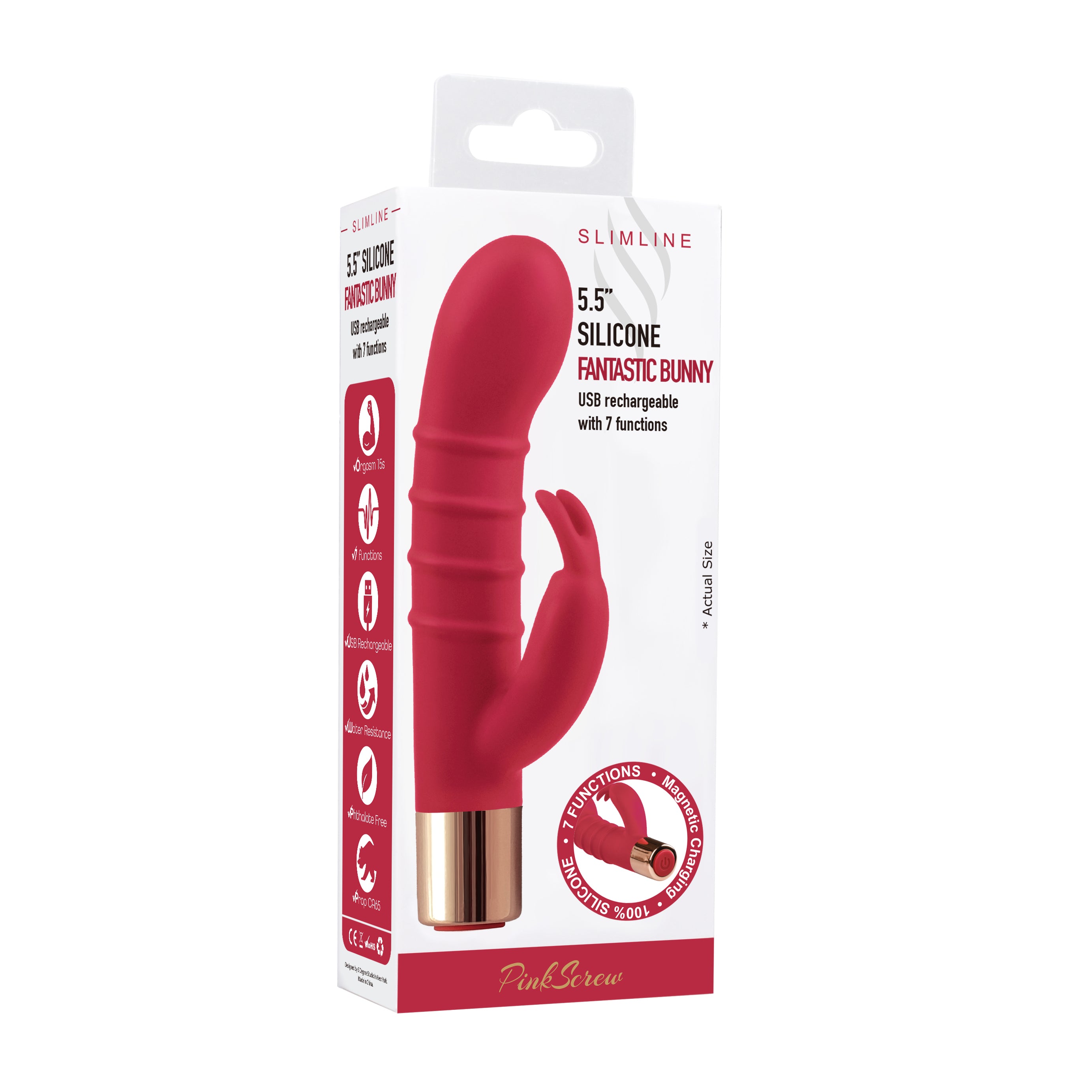 6''  SILICONE FANTASTIC BUNNY
