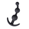 Black Silicone Anal Beads