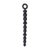 Black Ten Bulb Silicone Anal Beads