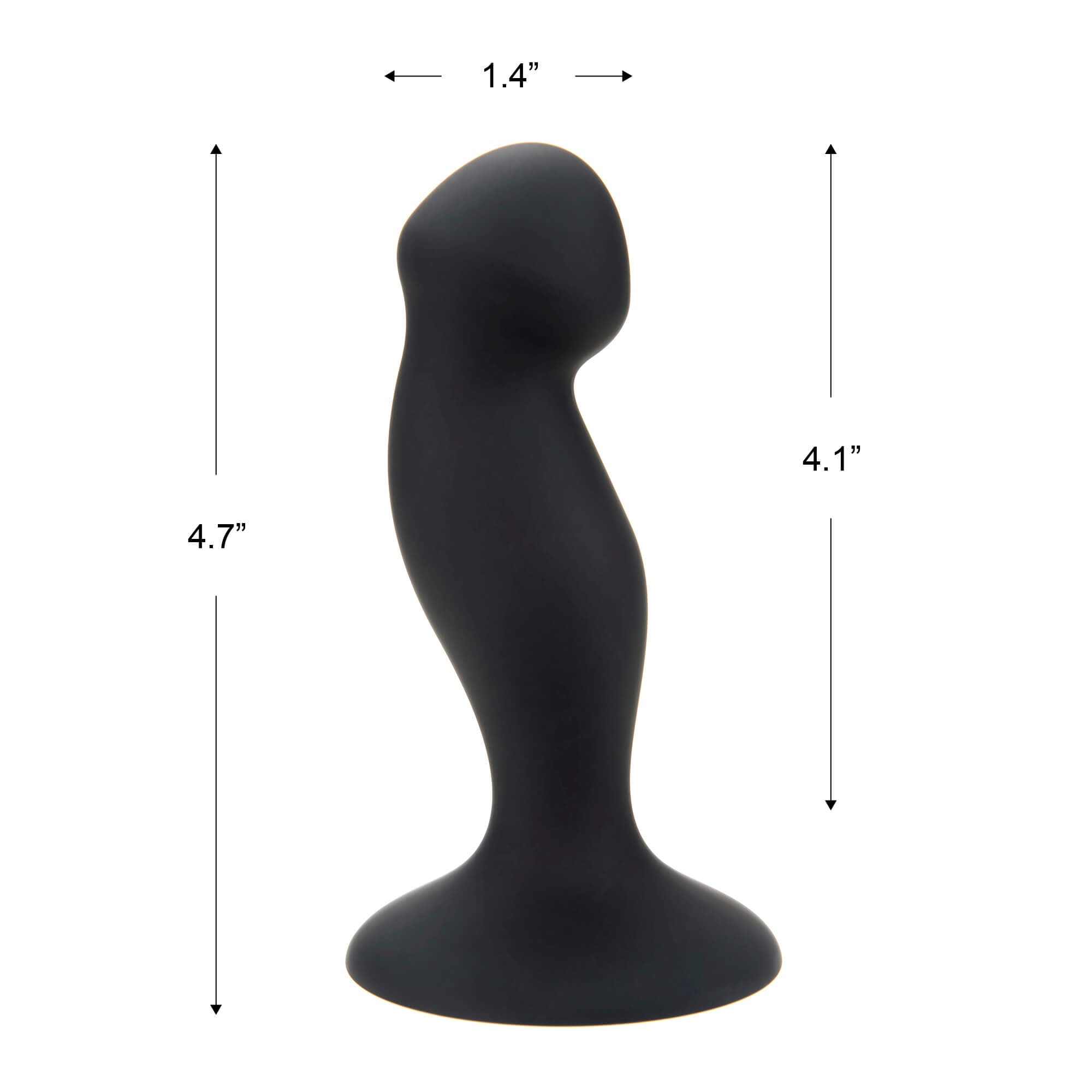 Erokay Black Unique Silicone Anal Plug