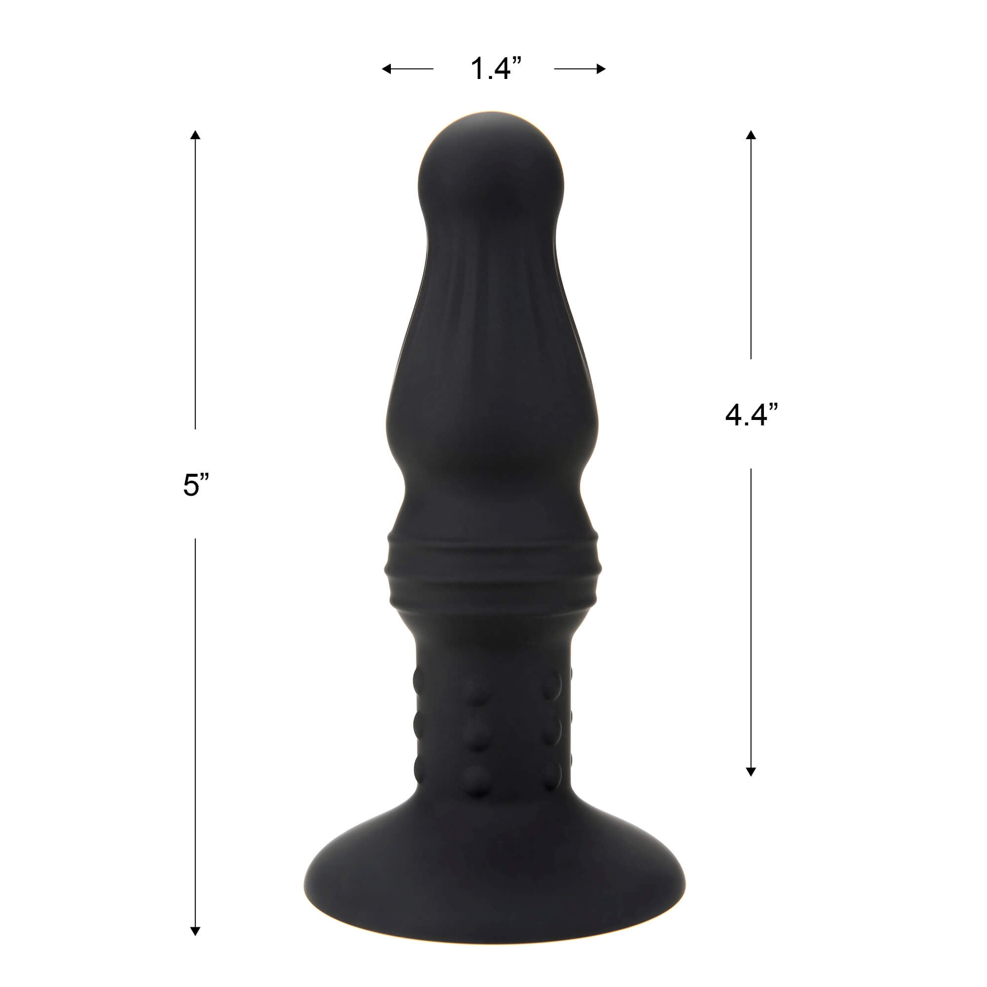 Erokay Black High Quality Silicone Butt Plug