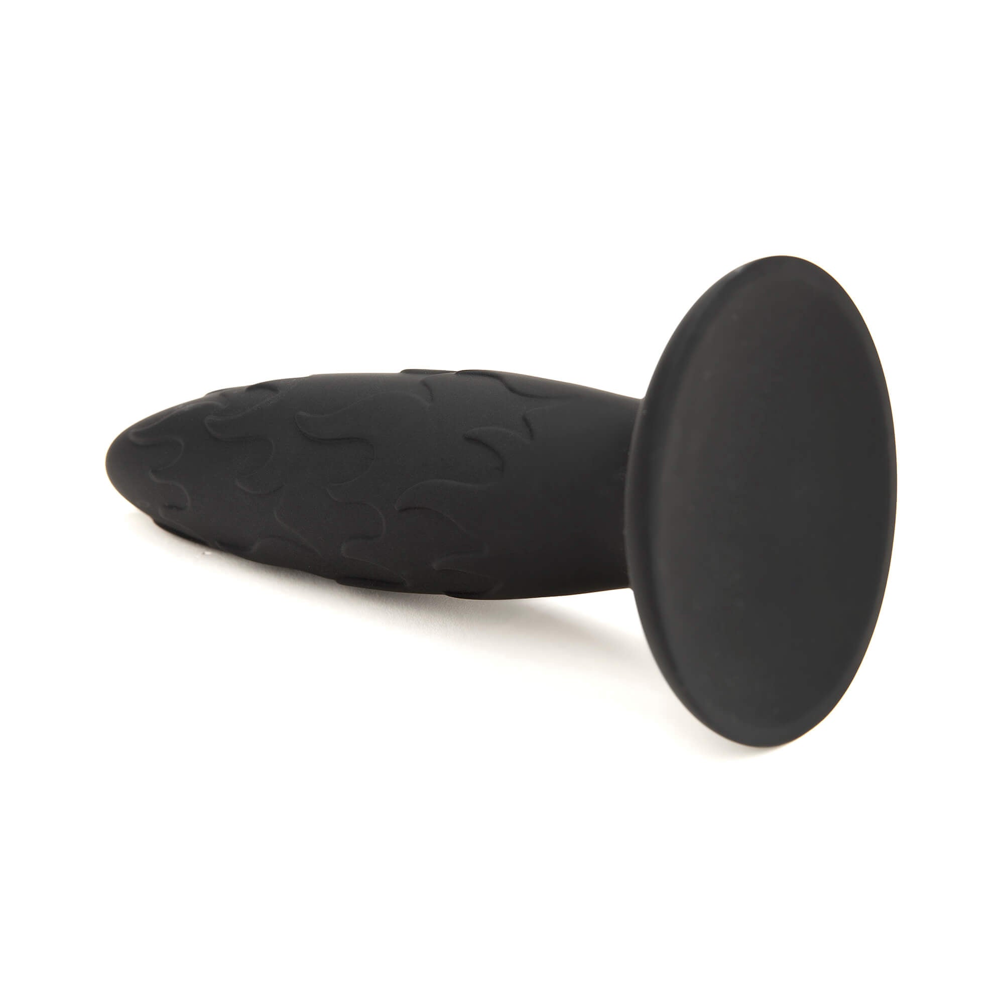Erokay Black Patterned Silicone Butt Plug