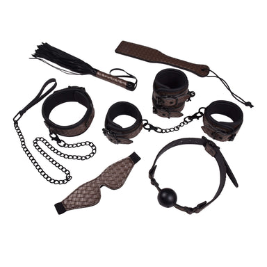 7 Pieces Beginner Bondage Set-Brown