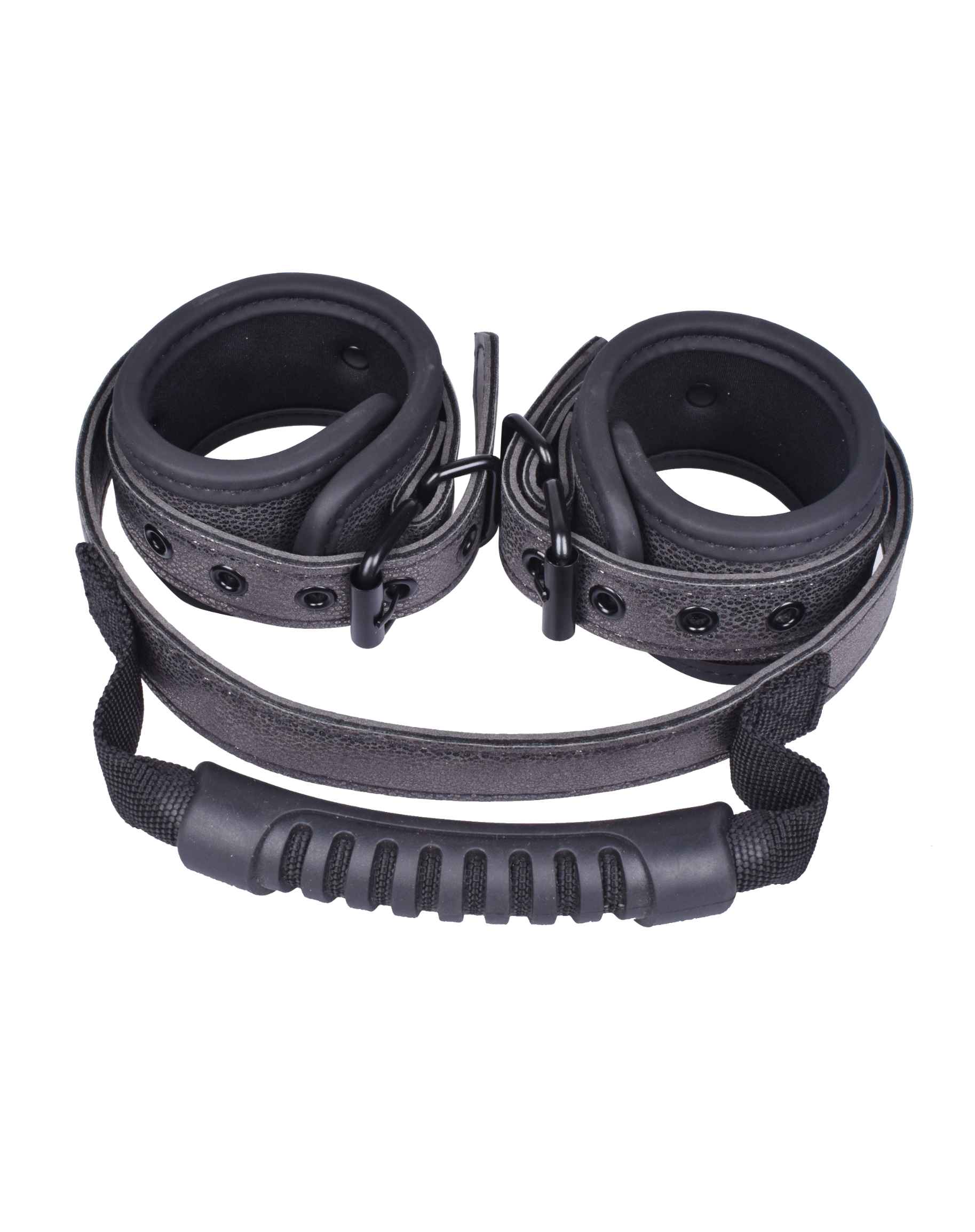 Grey Elegant Cuffs with Handle