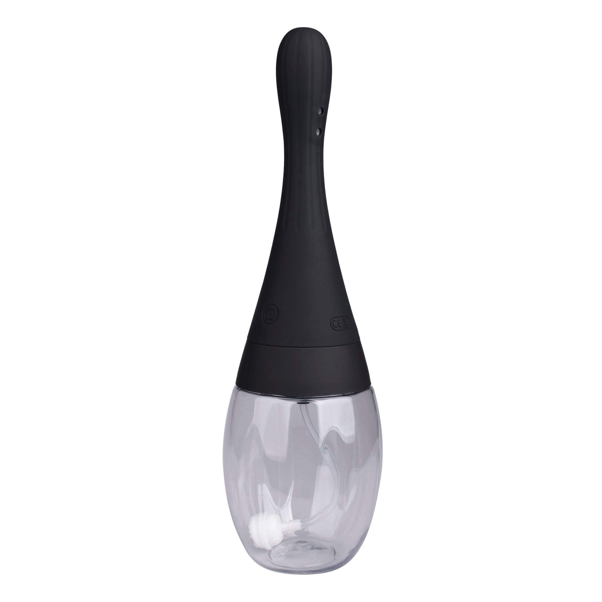 Erokay Black Silicone Tail Cleaner Anal Douche