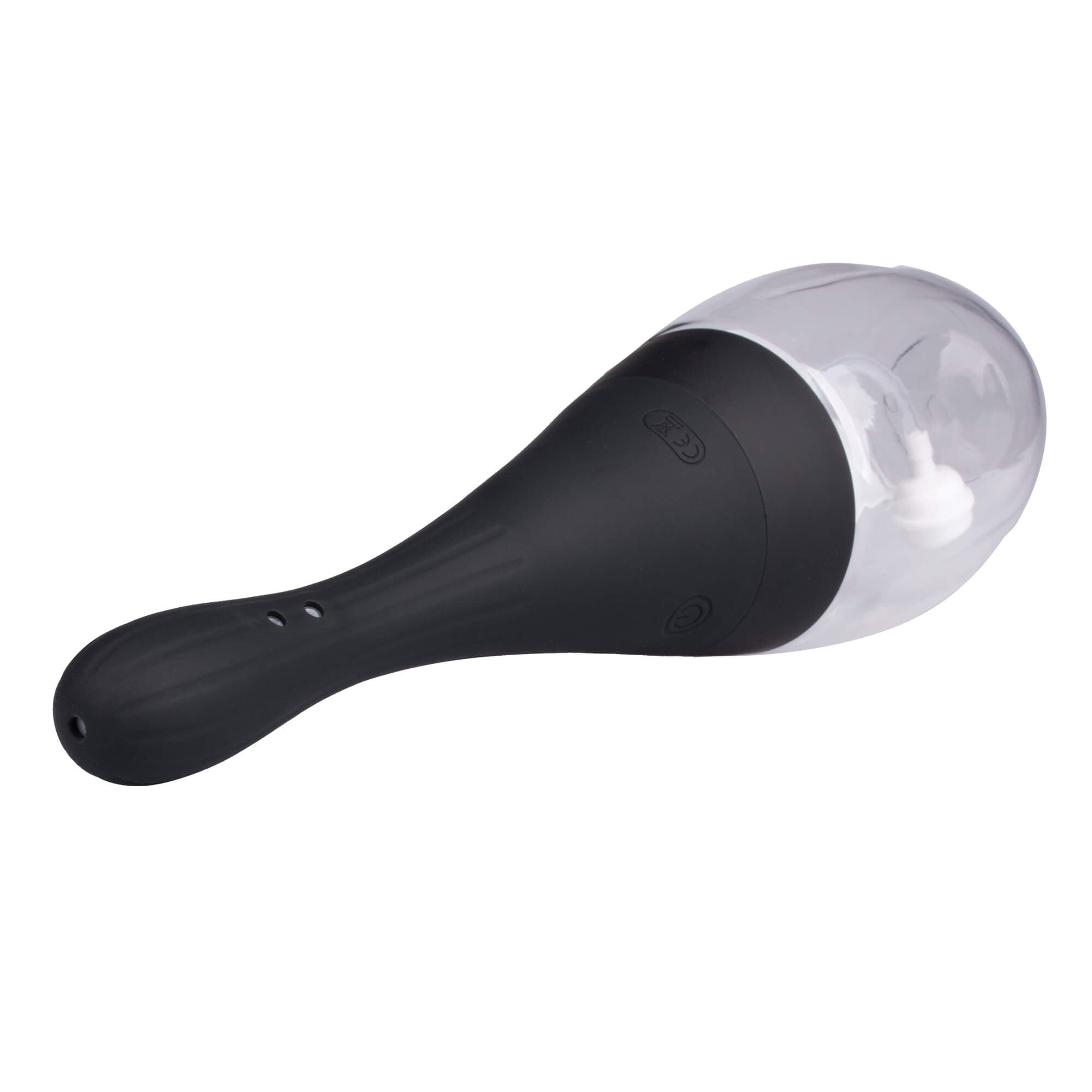 Erokay Black Silicone Tail Cleaner Anal Douche