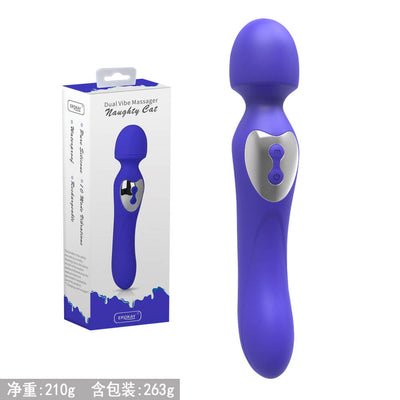 HEAVY HAMMER 10 FUNCTION RECHARGEABLE DUAL END VIBRATORS