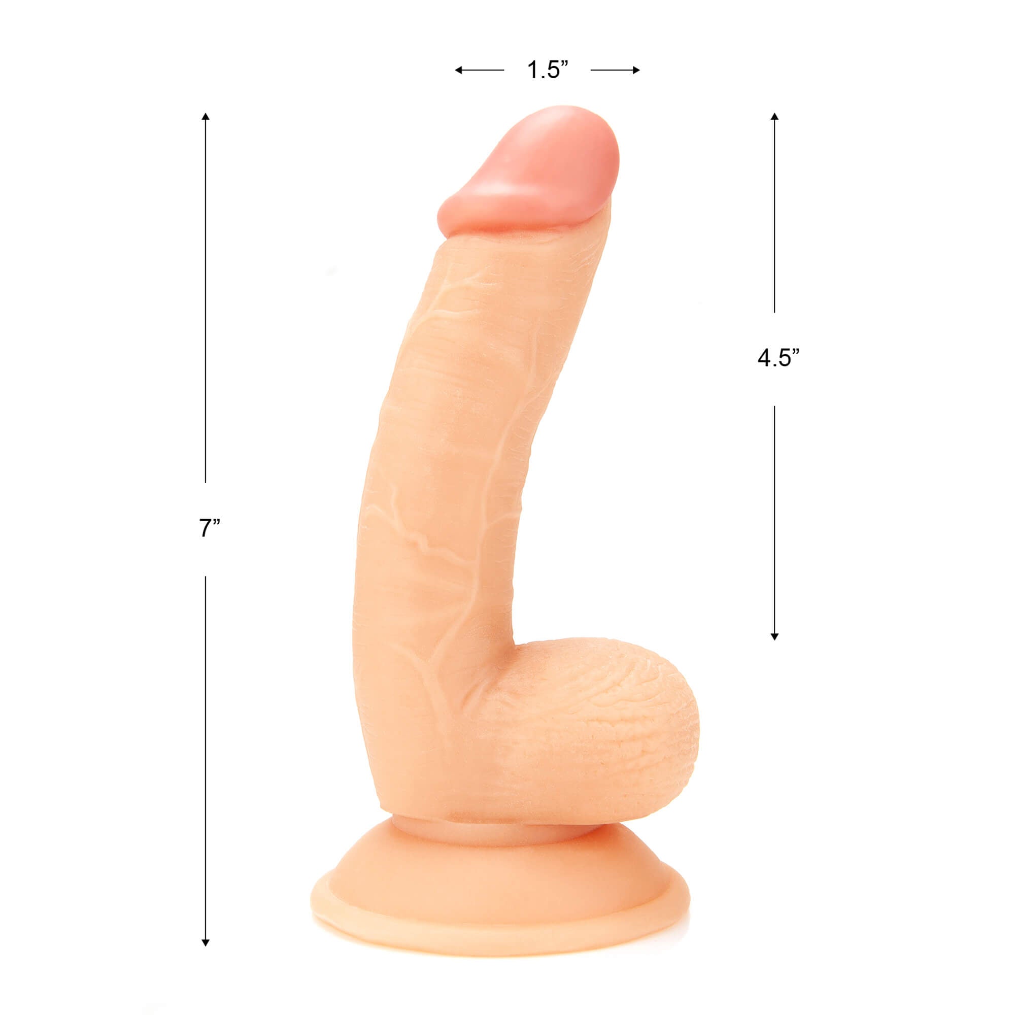 G105 7'' Flesh Dildo