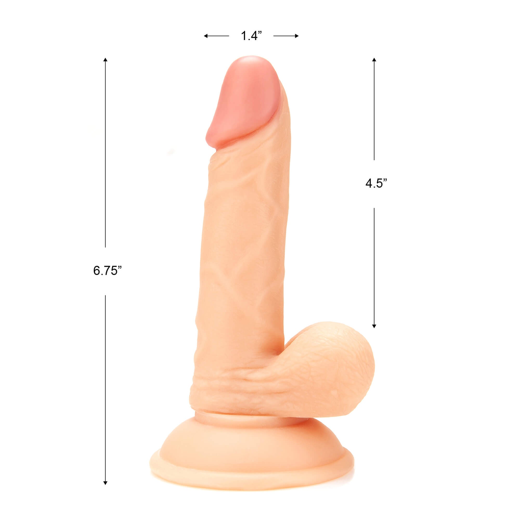 G107 6.5'' Flesh Dildo