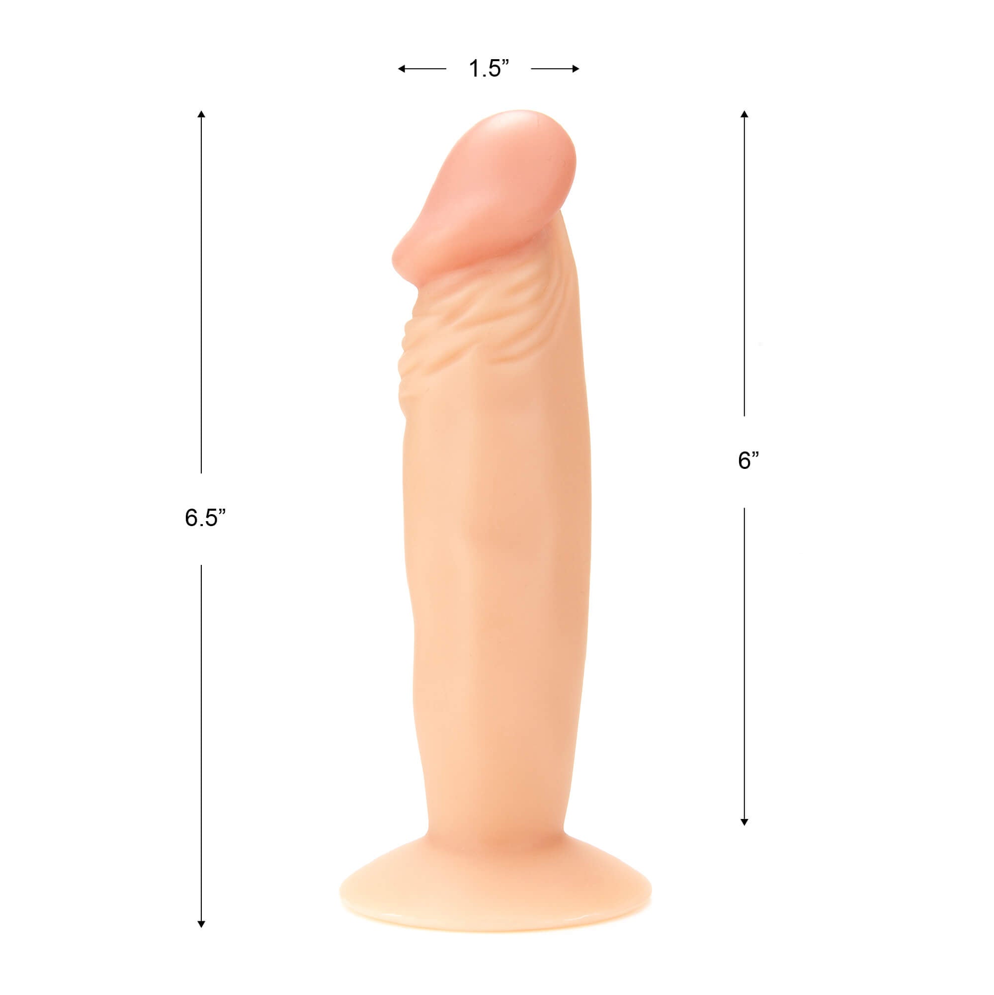 Erokay Flesh 6.5 Inch PVC Dildo