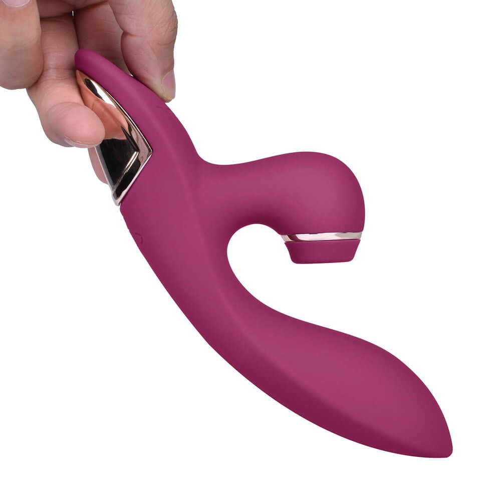 5“ SILICONE SUCTION KISS VIBRATOR