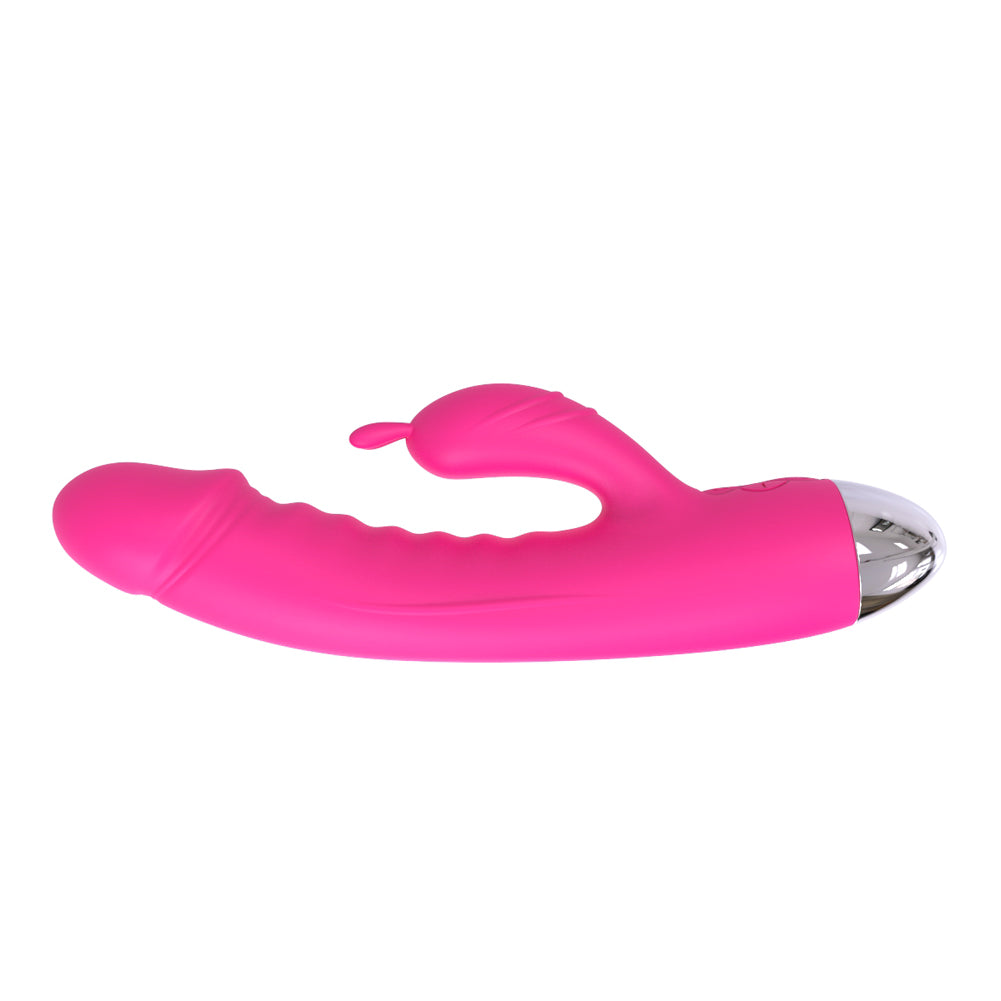 RABBIT EARS 10 FUNCTION RECHARGEABLE SILICONE DILDO