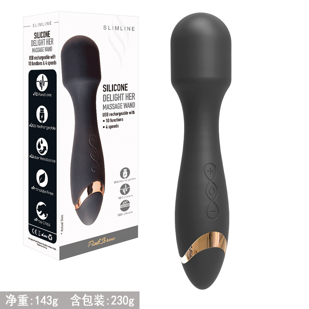 MK5201 DELIGHT HER MASSAGE WAND SILICONE VIBRATOR