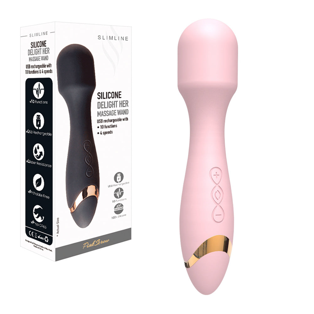 MK5201 DELIGHT HER MASSAGE WAND SILICONE VIBRATOR