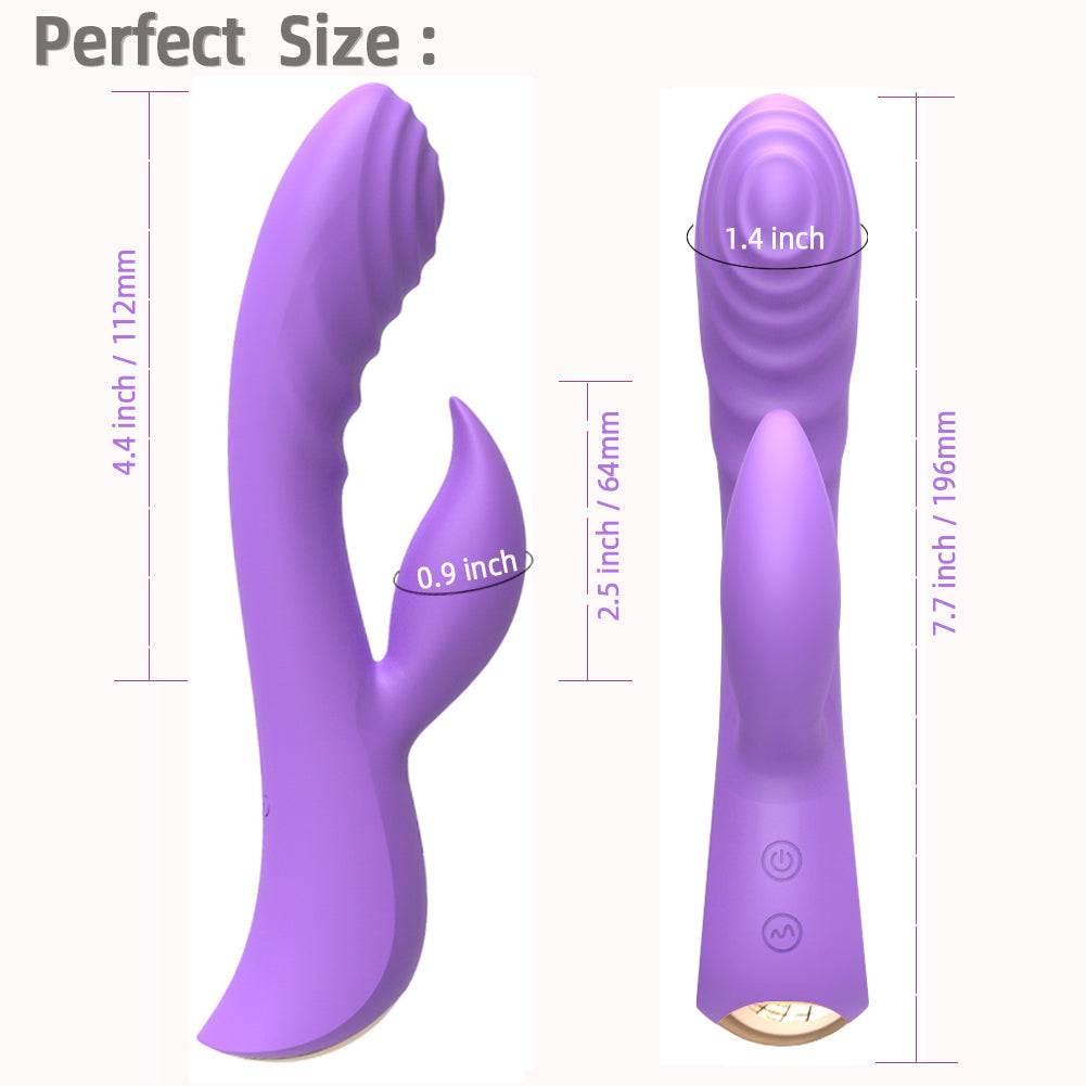 MK8604 RIPPLE PASSION SLIMLINE RABBIT VIBRATOR