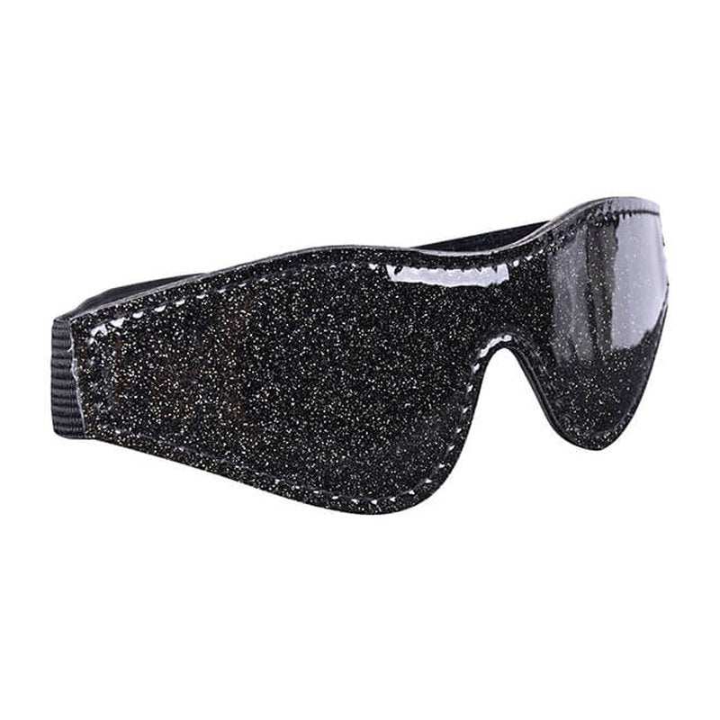 BLACK SPARKLE EYE MASK