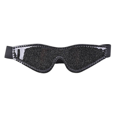 BLACK SPARKLE EYE MASK