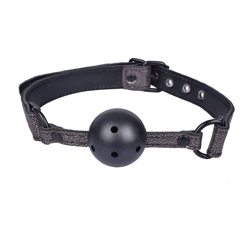 GREY LUXE BALL GAG