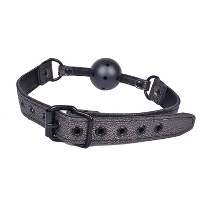GREY LUXE BALL GAG