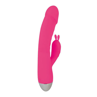 RABBIT EARS 10 FUNCTION RECHARGEABLE SILICONE DILDO