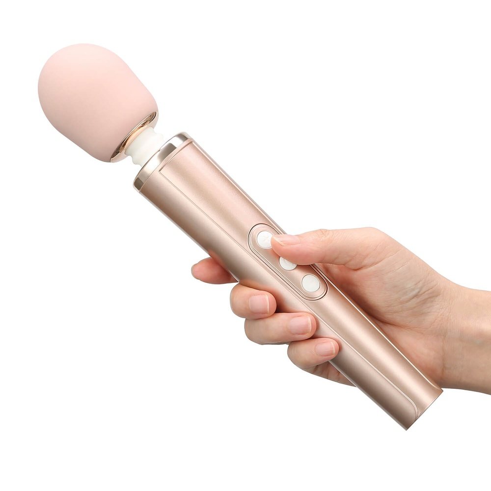MK5205 RECHARGEABLE MASSAGER LUXURY BODY MASSAGE WAND GOLD FAIRY WAND