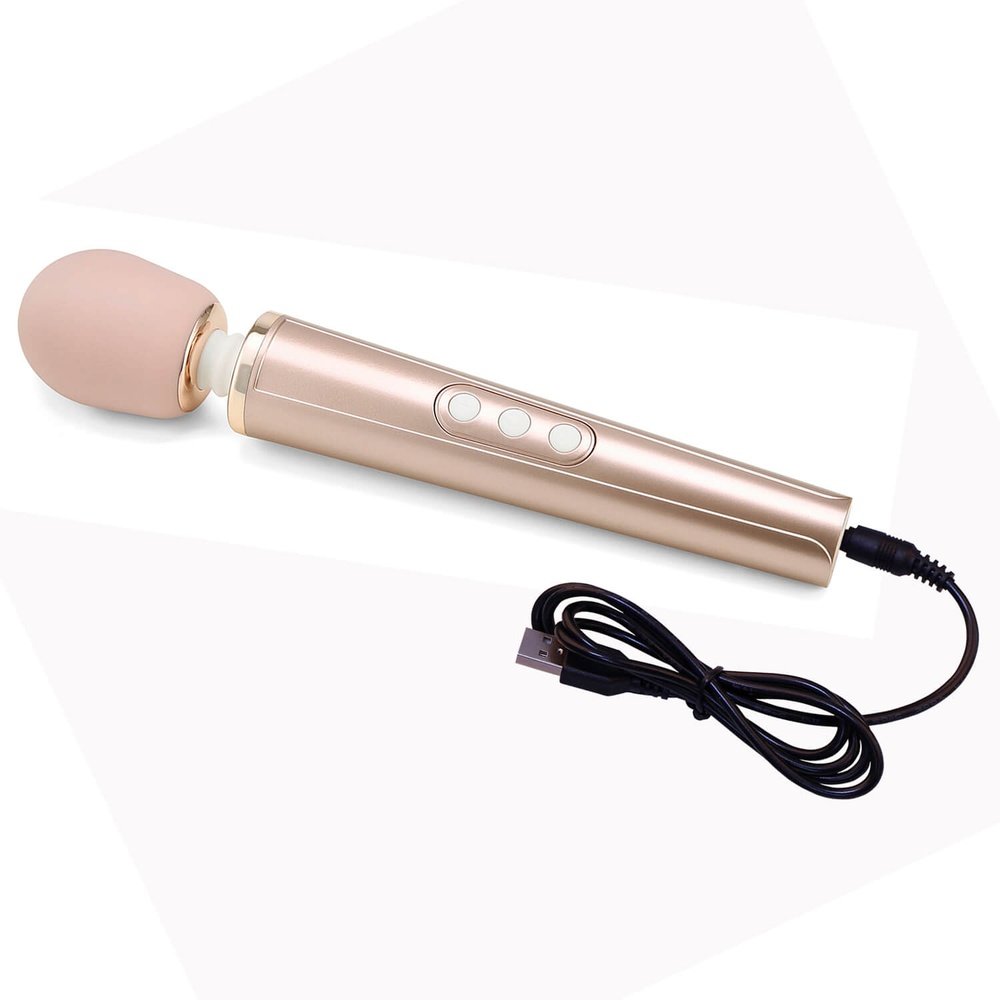 MK5205 RECHARGEABLE MASSAGER LUXURY BODY MASSAGE WAND GOLD FAIRY WAND