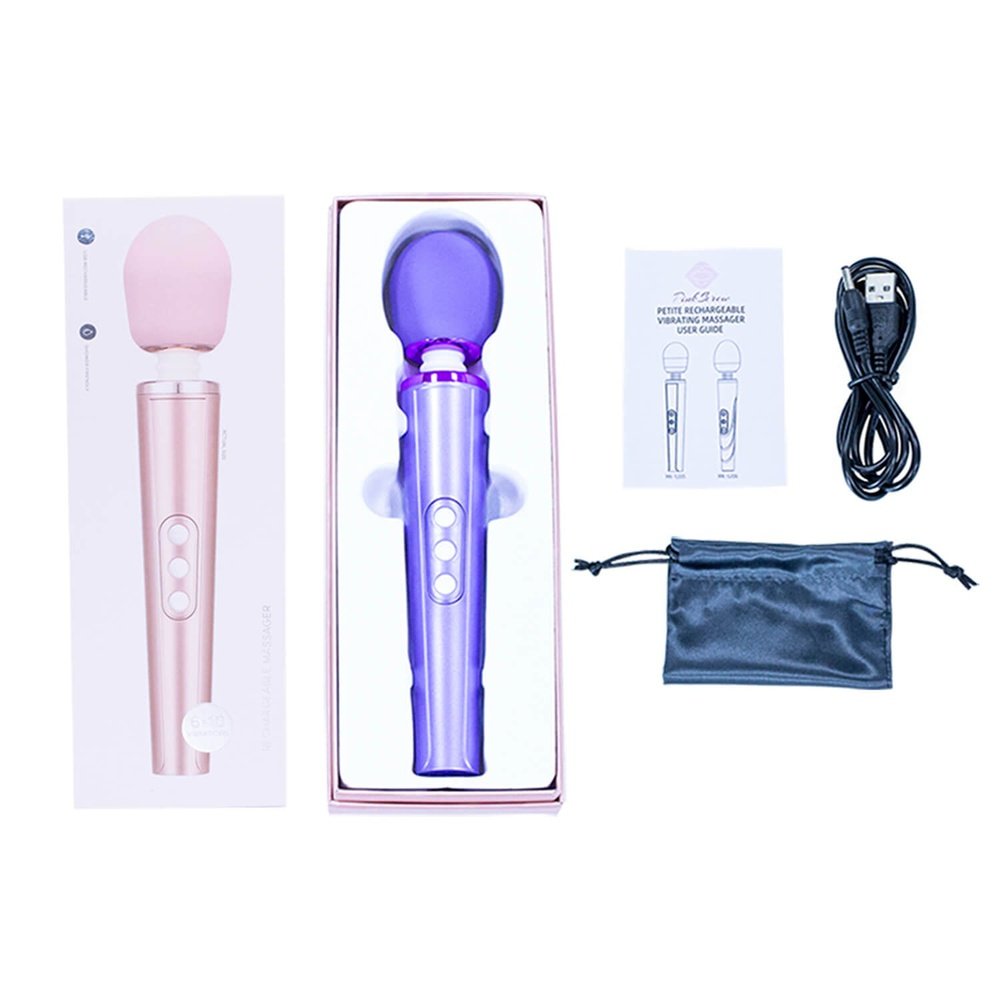 MK5205 RECHARGEABLE MASSAGER LUXURY BODY MASSAGE WAND GOLD FAIRY WAND
